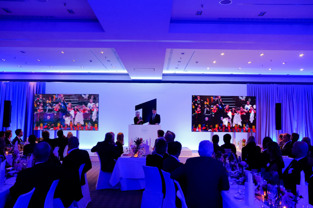 Ballsaal der Villa Kennedy bei der ARD Medienlese 2021