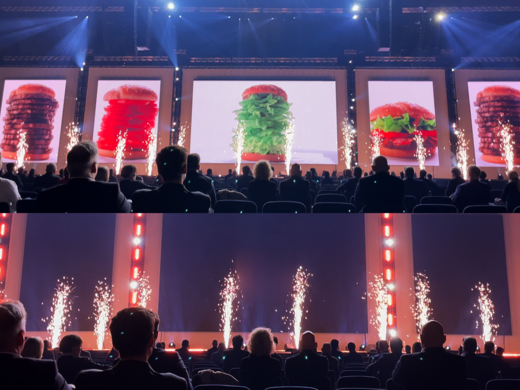 Show bei der Franchisenehmer-Tagung 2021