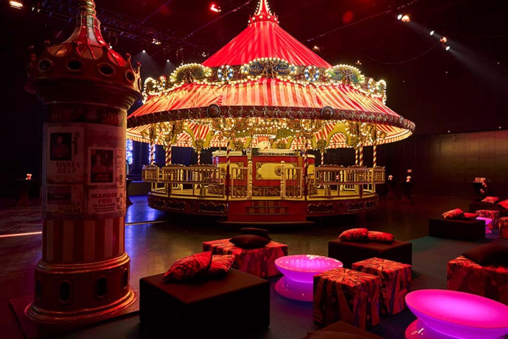 Riesenrad bei der Benefiz-Gala 2024 in den Eisbach Studios