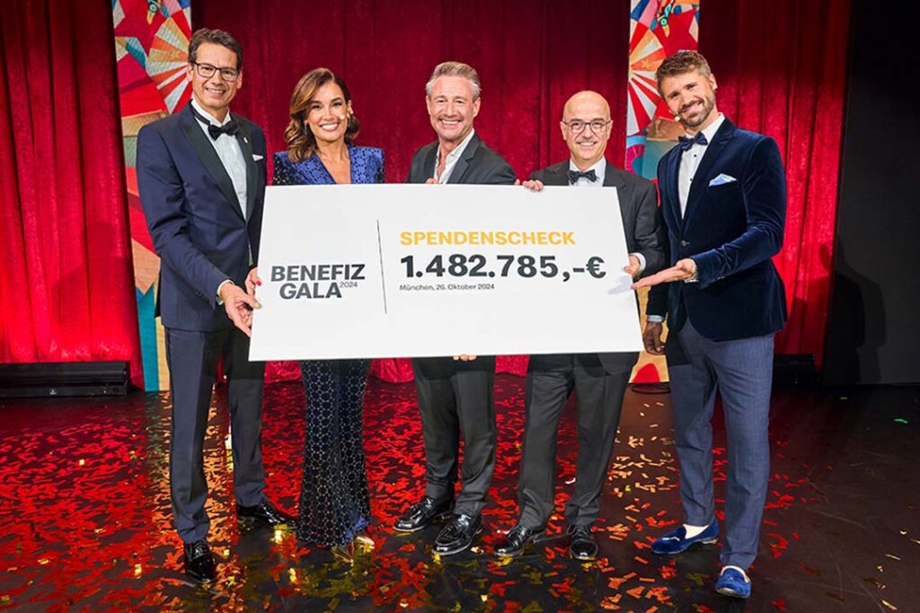 Showprogramm der Benefiz-Gala 2024 unter dem Motto Circus of Joy