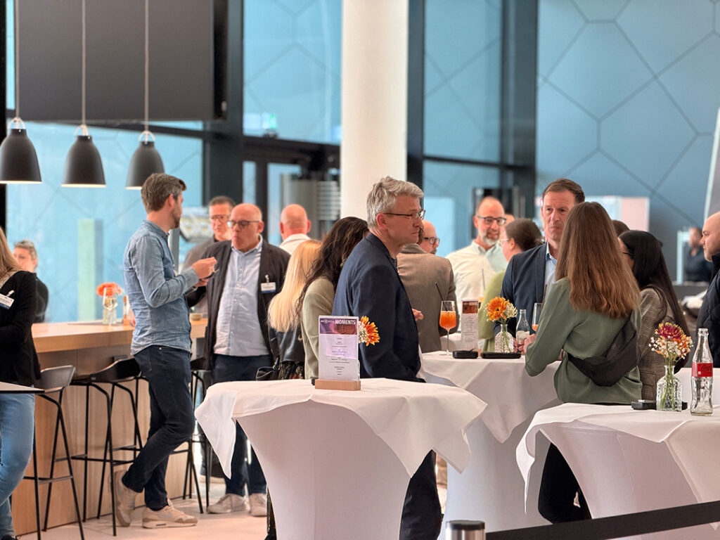 Teampsychologe Dr. Philipp Laux bei ARD MEDIA Moments in Frankfurt